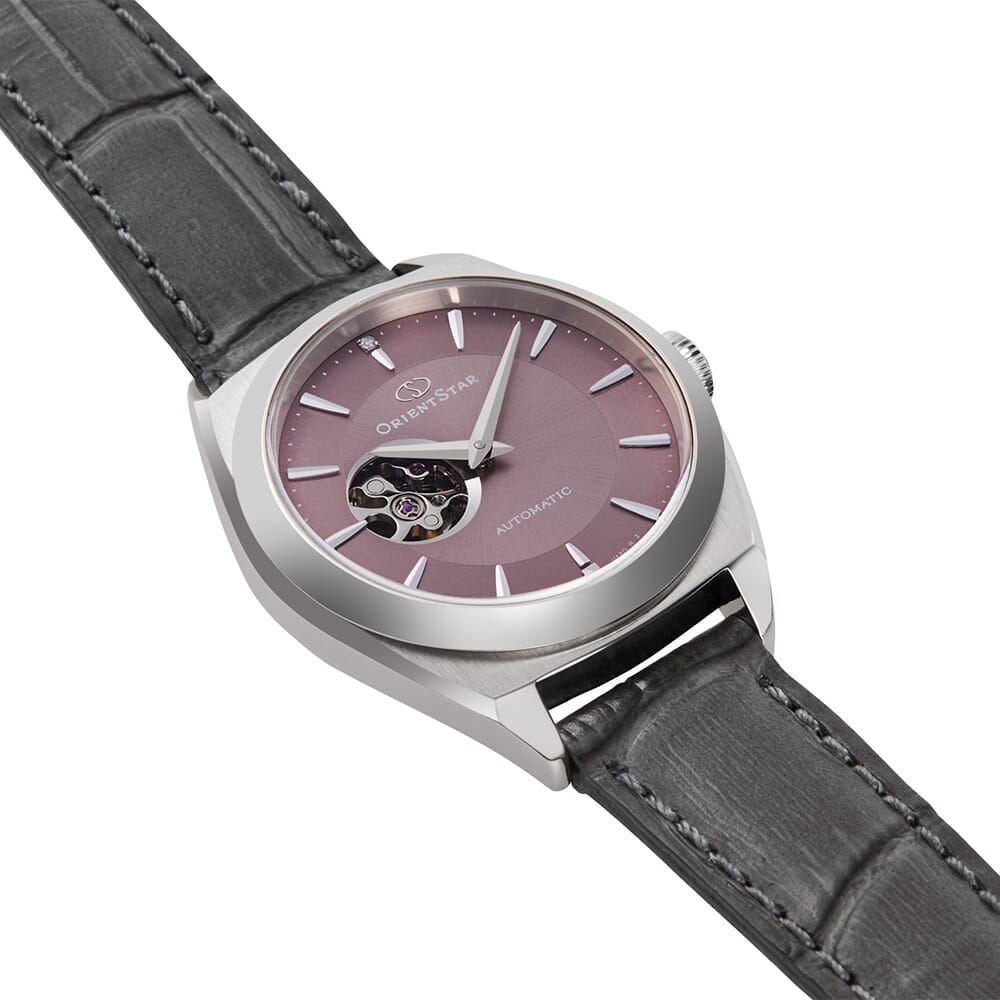 Orient Star RE-ND0103N00B Contemporary Semi Skeleton Automatic Pink Dial Women's Watch