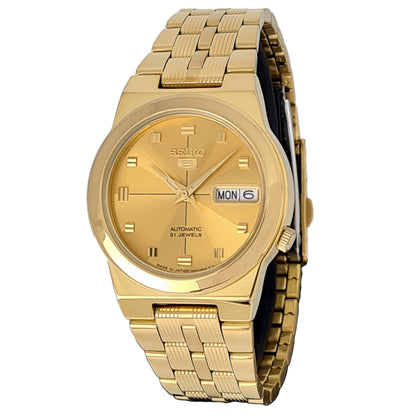 Seiko automatic 21 Jewels golden Stainless steel watch  SNK292J