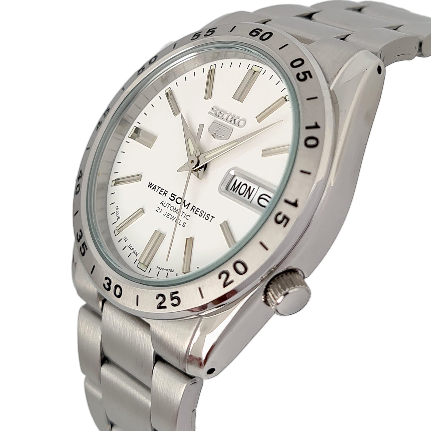 Seiko Analog Silver Stainless Steel Band Watch For Men - Snkd97J1,