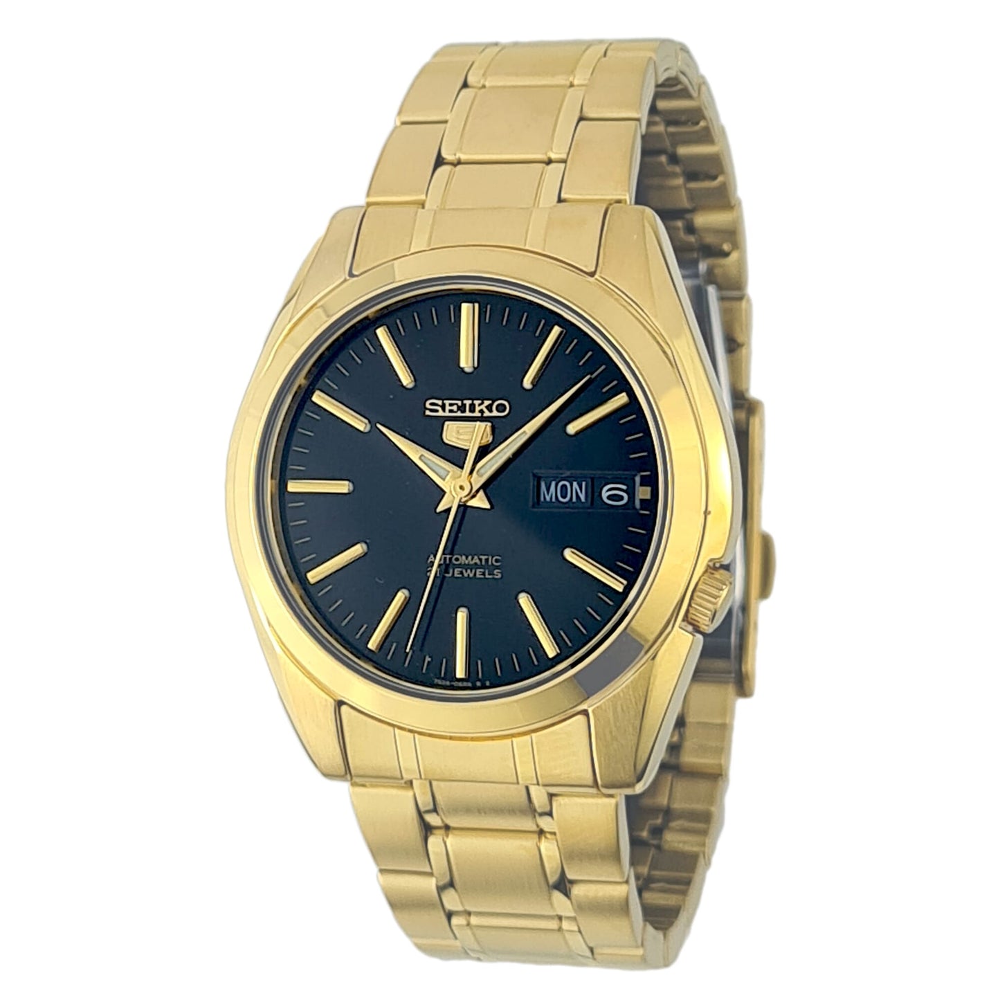 Seiko Classic 21 Jewels  37 mm Stainless Steel Watch for Men SNKL50K1