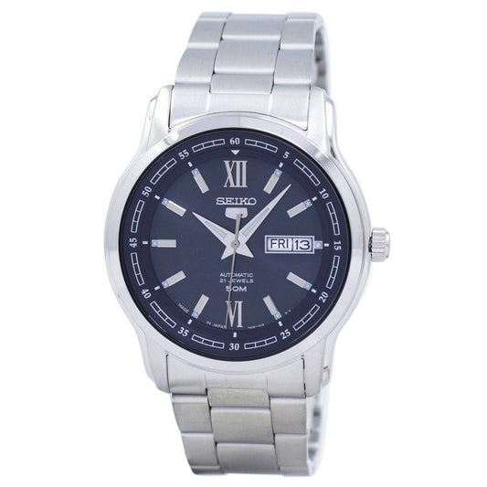 Seiko 5 Blue Dial  Automatic Analog satinless steel watch for Men SNKP17J1