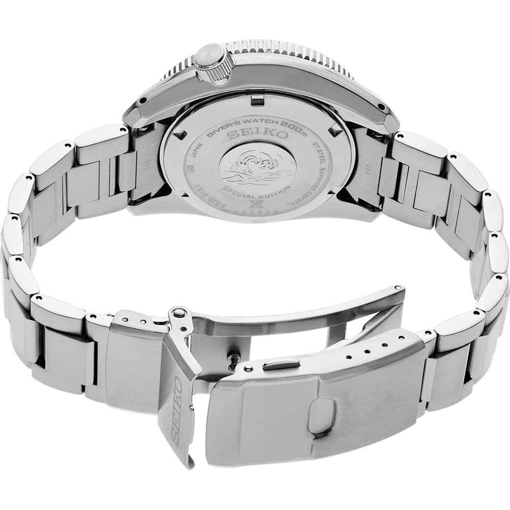 Seiko PROSPEX Analog automatic Stainless steel Diver's watch for Men SPB299J