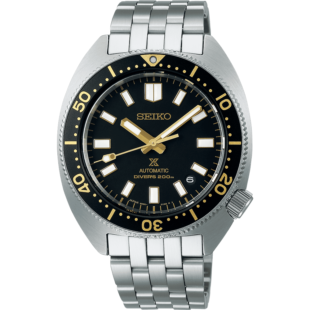 Seiko PROSPEX Analog automatic Black Dial Stainless steel Diver's watch for Men SPB315J