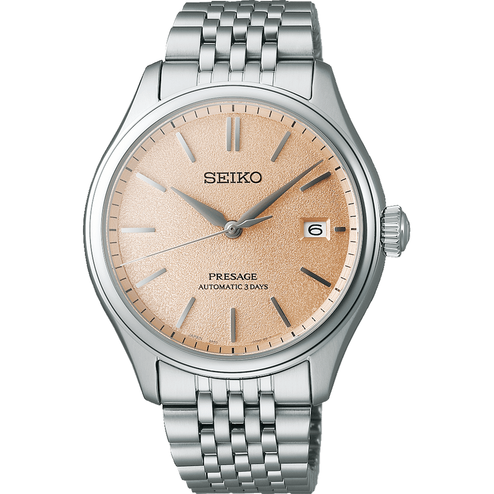 Seiko Presage Classic Series SPB467J1 bronze case and bracelet automatic men's watch