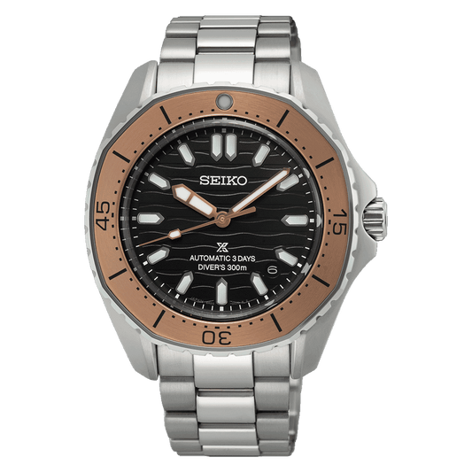 ساعة يد للرجال Prospex Diver’S Coastal Scene SPB485J مقاس 41.3 ملم. فحم SPB485J