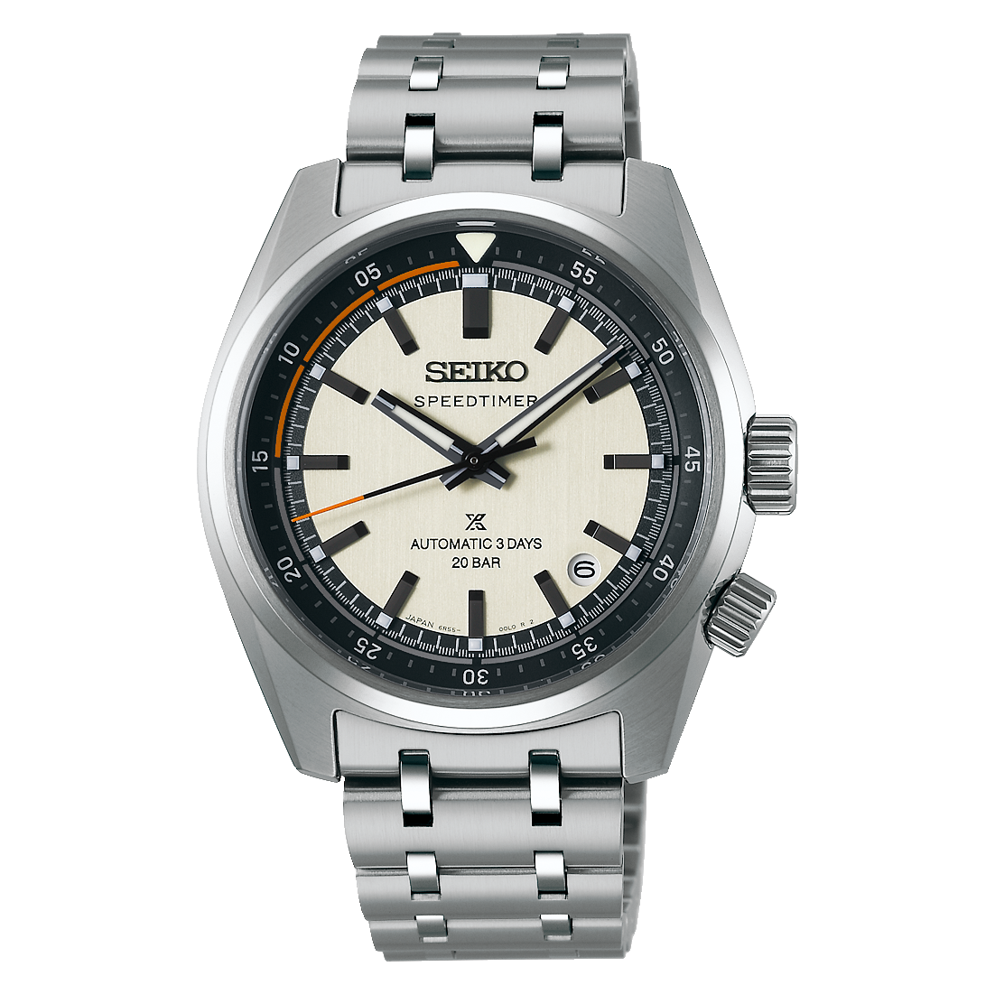 Seiko Prospex Speedtimer Beige Dial Stainless Steel watch for men SPB513J