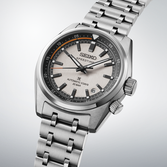 Seiko Prospex Speedtimer Beige Dial Stainless Steel watch for men SPB513J