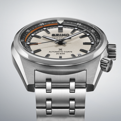 Seiko Prospex Speedtimer Beige Dial Stainless Steel watch for men SPB513J