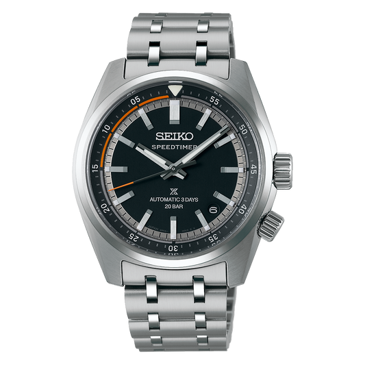 Seiko Prospex Speedtimer Black Dial Stainless Steel watch for men SPB515J