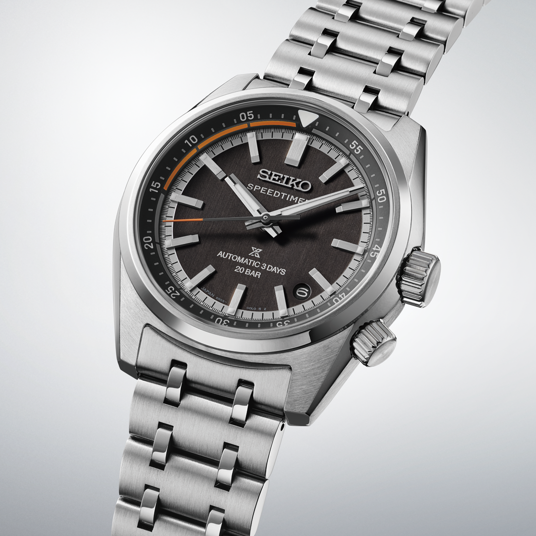 Seiko Prospex Speedtimer Black Dial Stainless Steel watch for men SPB515J