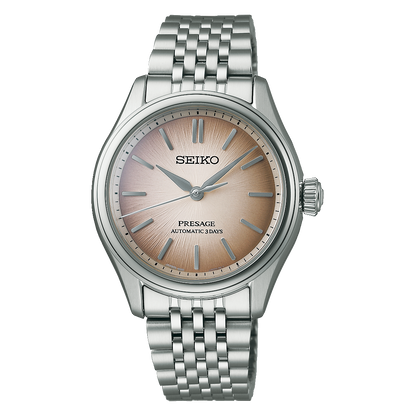 Seiko Presage Gradient Brown Dial Stainless Steel Watch for Men SPB523J