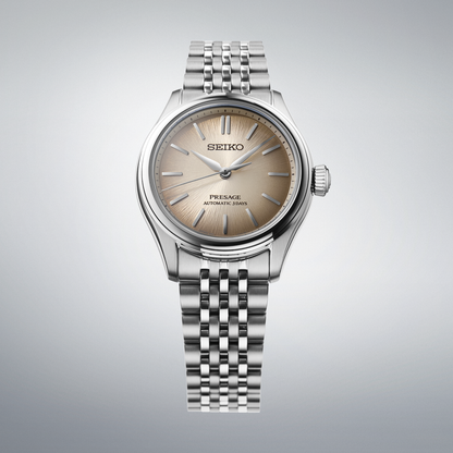 Seiko Presage Gradient Brown Dial Stainless Steel Watch for Men SPB523J