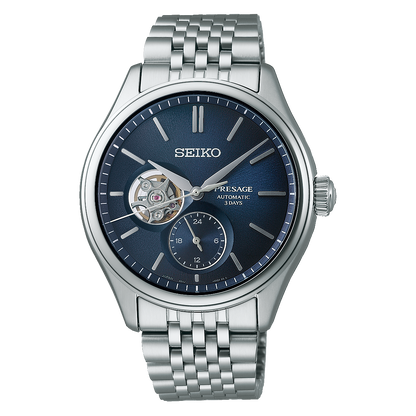 Seiko Presage Blue Dial Stainless Steel Watch for Men SPB527J