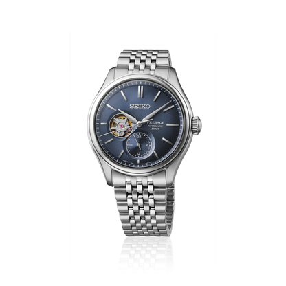Seiko Presage Blue Dial Stainless Steel Watch for Men SPB527J