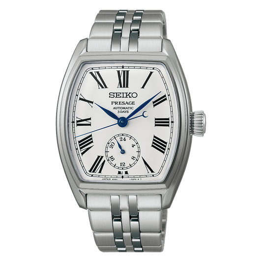 Seiko Presage White Dial Classic Series "Craftsmanship" Enamel Dial for Men SPB537J