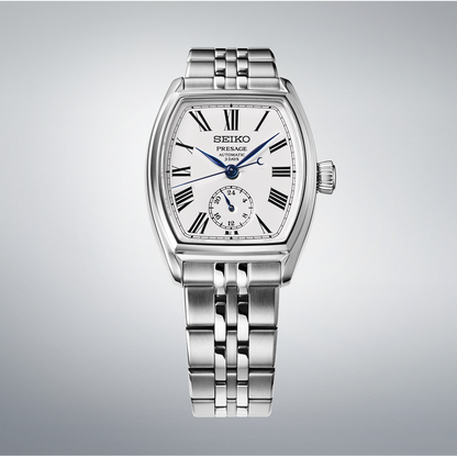 Seiko Presage White Dial Classic Series "Craftsmanship" Enamel Dial for Men SPB537J