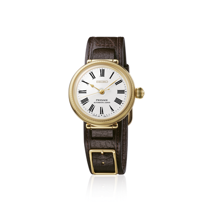 Seiko Presage White Dial Leather Analog Men Watch SPB538J
