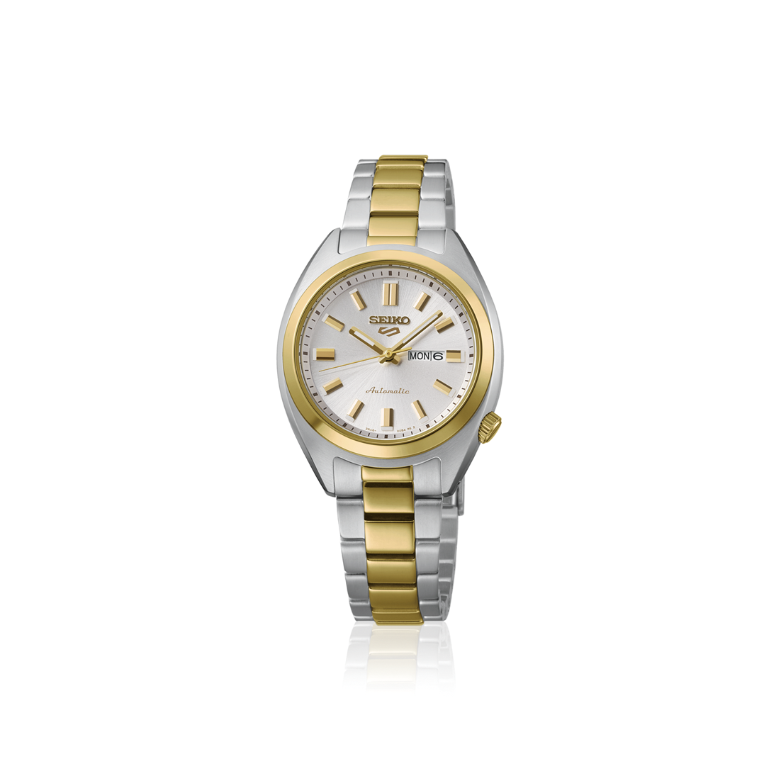 Seiko 5 Sports Silver Dial Stainless Steel Automatic Men's Watch SRE024K1