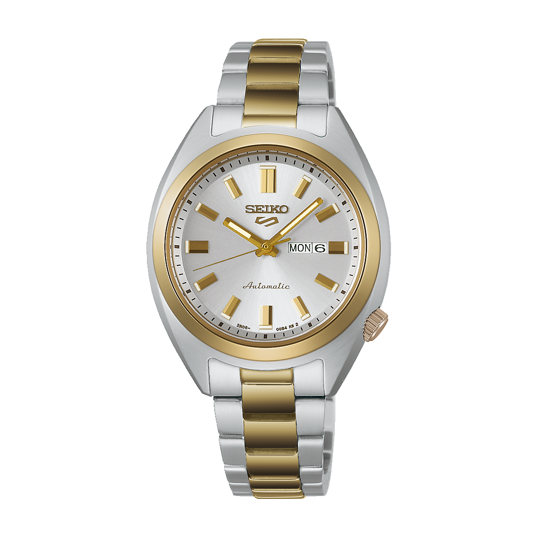 Seiko 5 Sports Silver Dial Stainless Steel Automatic Men's Watch SRE024K1