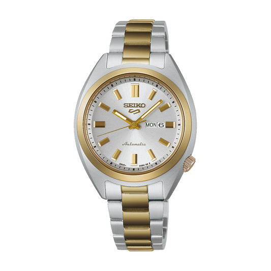Seiko 5 Sports Silver Dial Stainless Steel Automatic Men's Watch SRE024K1