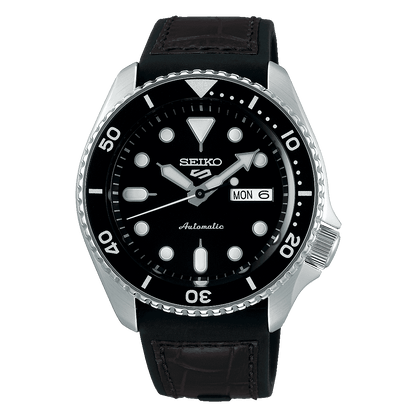 ساعة رجالية SEIKO 5 FACELIFT بمينا خلفي SRPD55K2