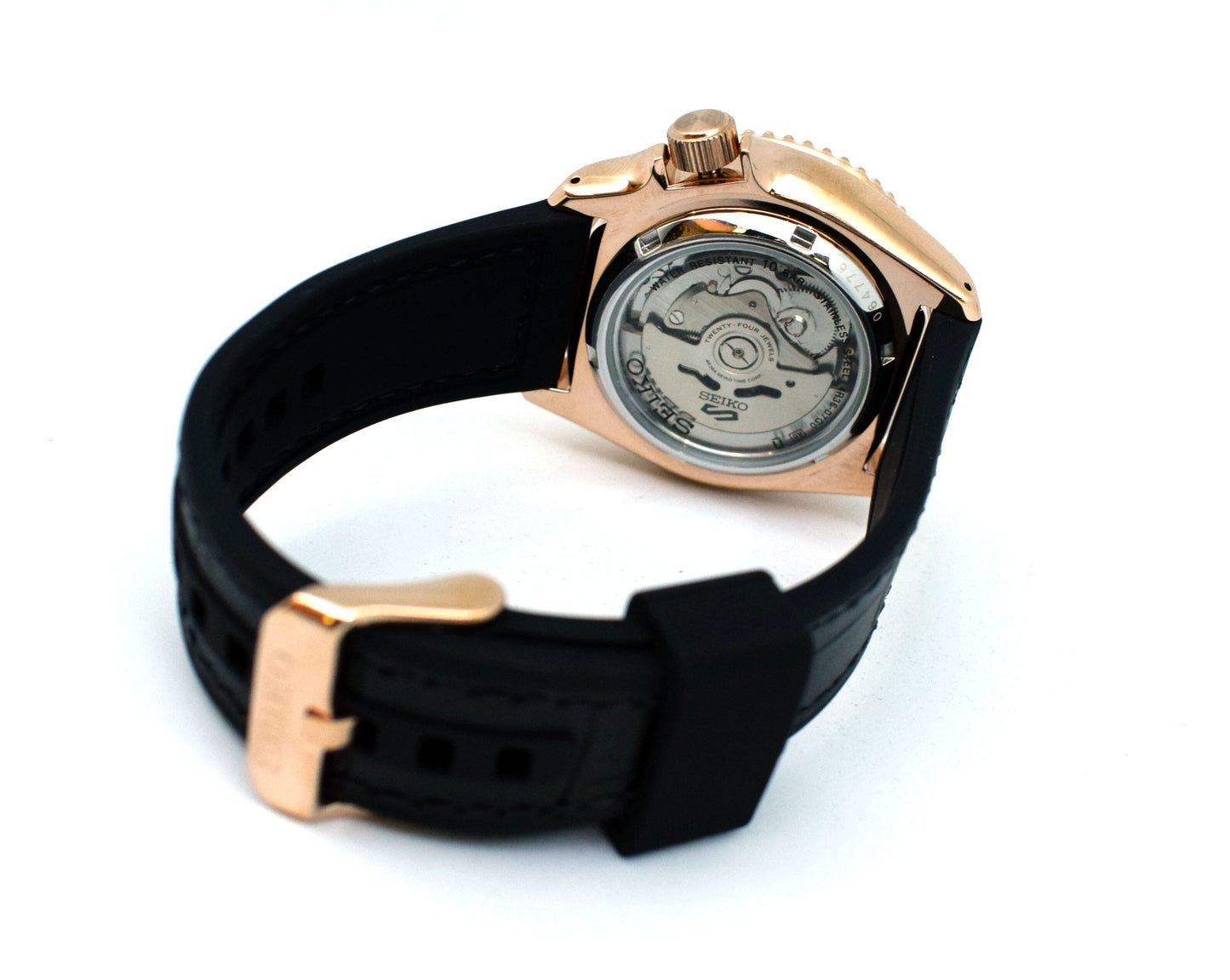 ساعة رجالية سوداء SEIKO 5 FACELIFT طراز SRPD76K1