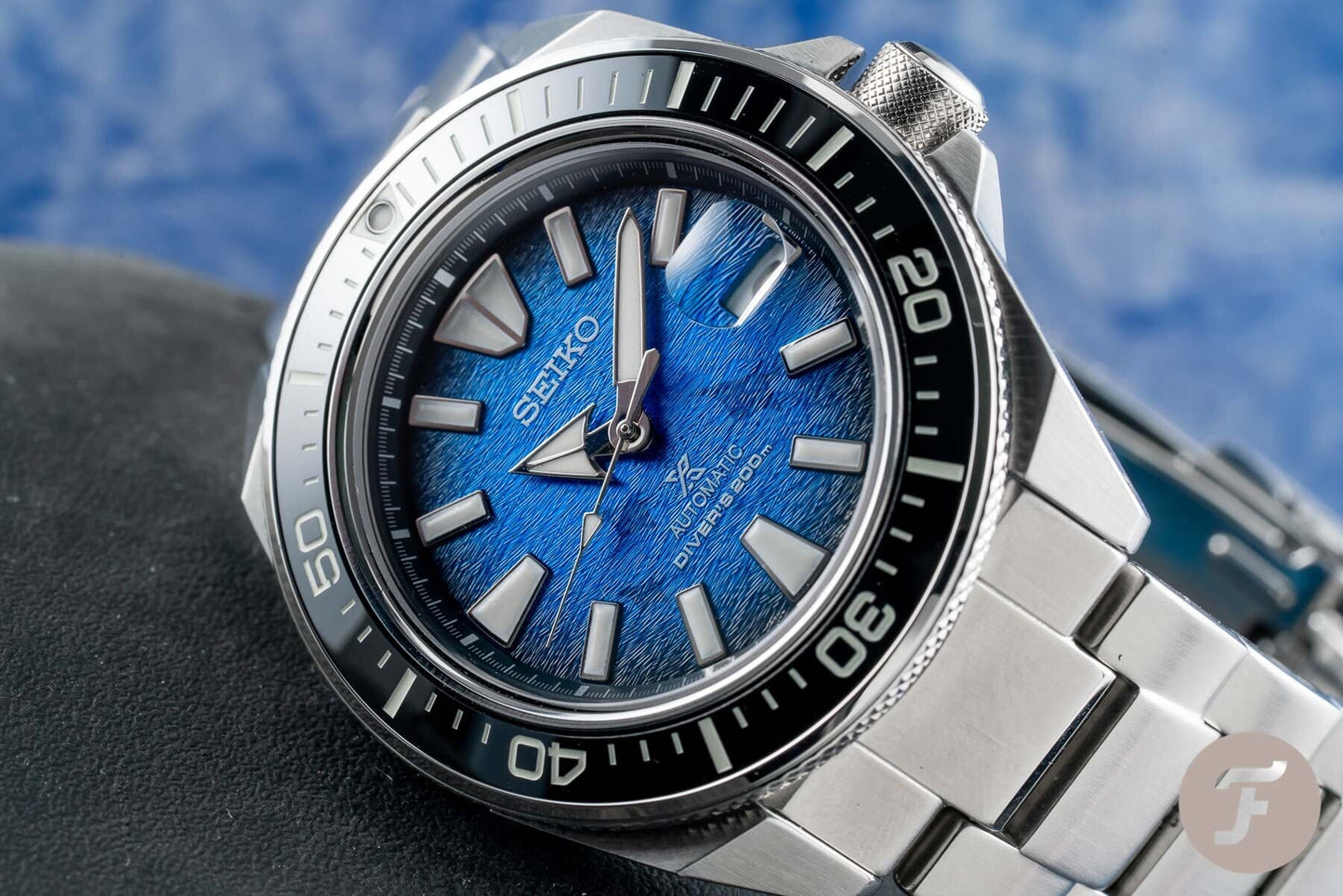 Watch Seiko Prospex SEA Save The Ocean Automatic SRPE33K1, Black, bracelet