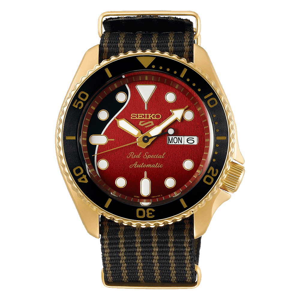 SEIKO 5 تناظرية SRPH80K1، متعددة الألوان، شريط