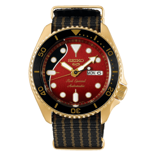 SEIKO 5 تناظرية SRPH80K1، متعددة الألوان، شريط