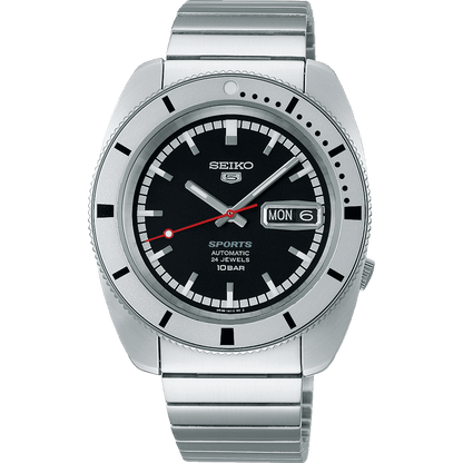 Seiko 5 Sports black dial watch for men SRPL05K1