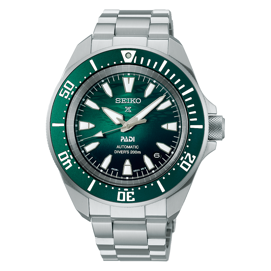 Seiko Prospex Green Dial Stainless Steel Diver's watch for men SRPL53K1