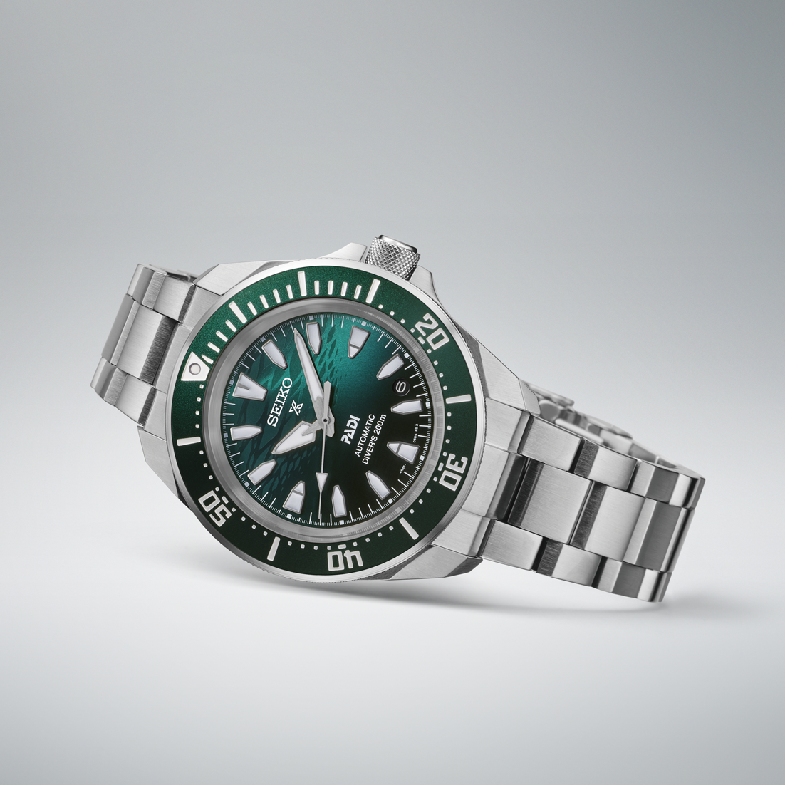 Seiko Prospex Green Dial Stainless Steel Diver's watch for men SRPL53K1