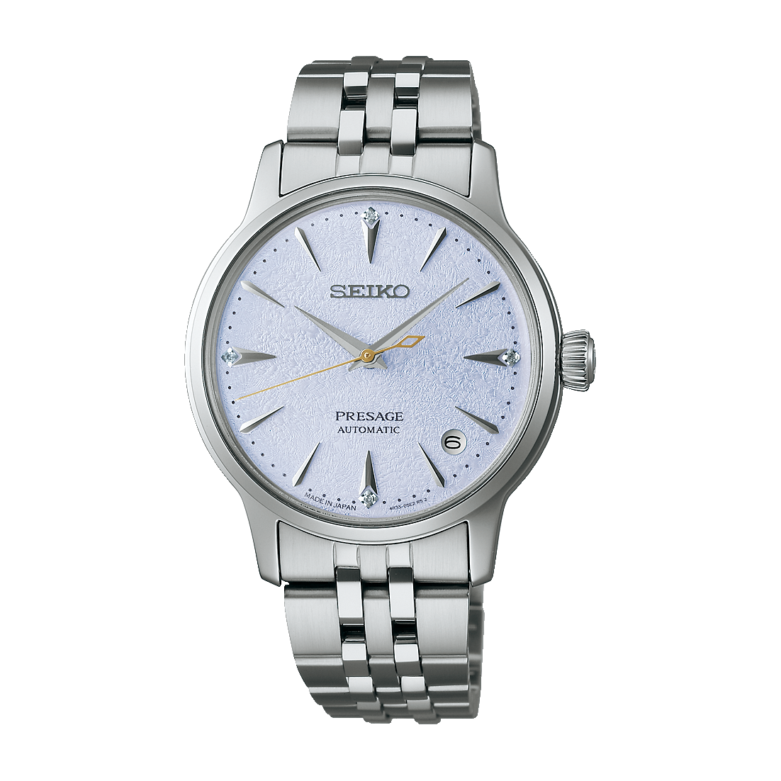 Seiko Presage Blue Dial Stainless Steel Watch for Ladies SRPL61J