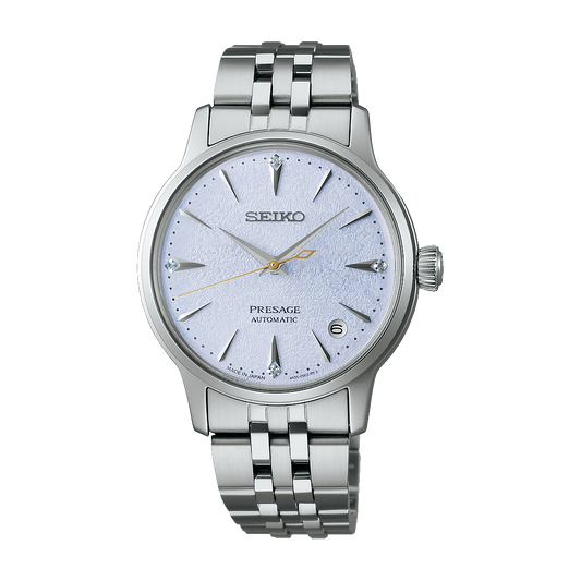 Seiko Presage Blue Dial Stainless Steel Watch for Ladies SRPL61J