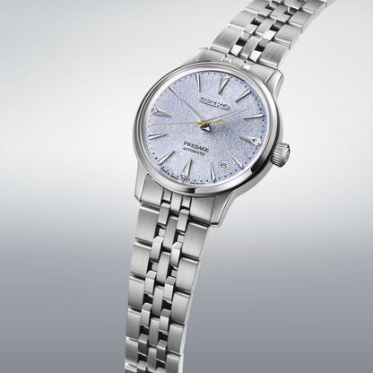 Seiko Presage Blue Dial Stainless Steel Watch for Ladies SRPL61J
