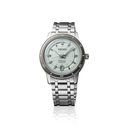 Seiko Presage Green Dial Stainless Steel Watch for Men SRPL71J