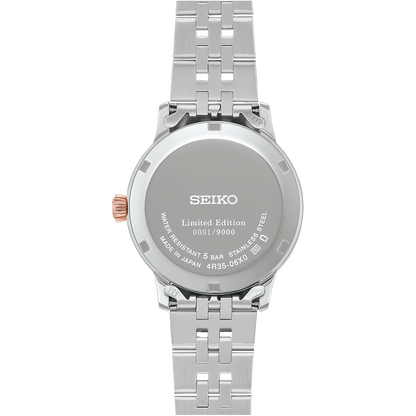 Seiko Presage Pink Dial Stainless Steel Cocktail Time Limited Edition SRPM06J