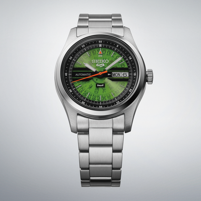 Seiko 5 Sports Green Dial Stainless-Steel Automatic  Men's Watch SRPM09K1