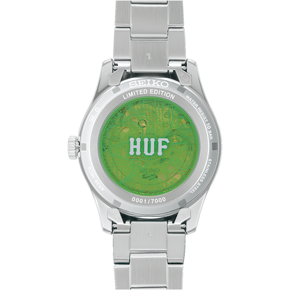 Seiko 5 Sports Green Dial Stainless-Steel Automatic  Men's Watch SRPM09K1