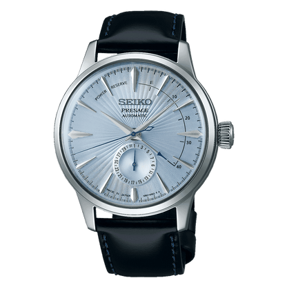 Seiko Presage Leather Band Analog Watch for Men Blue Dial SSA343J1