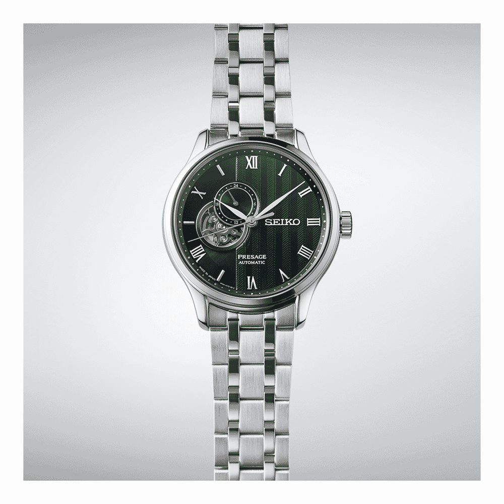 Seiko Presage ‘Japanese Zen Gardens’ in Fern green SSA463J