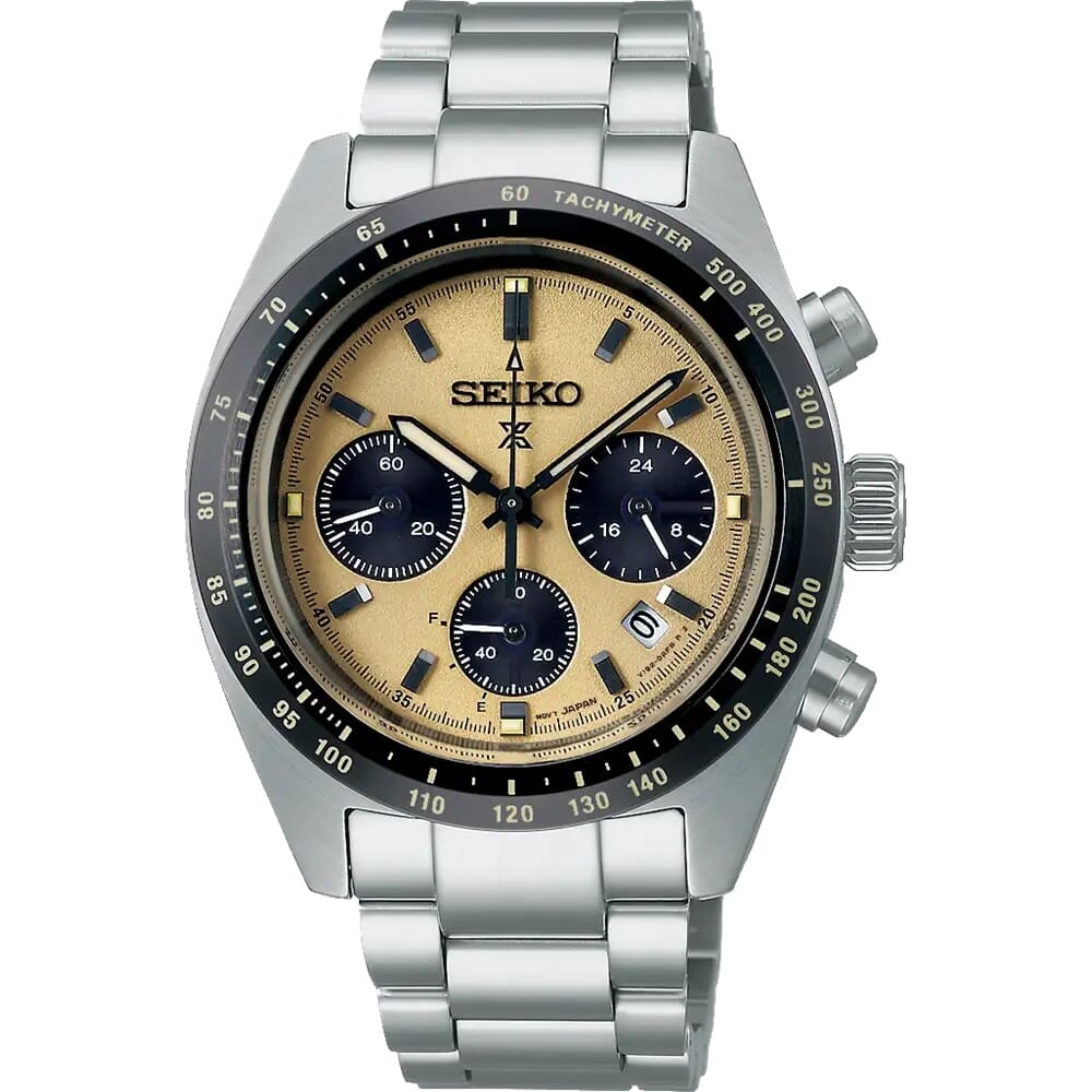 Seiko SBDL089 [PROSPEX SPEEDTIMER Solar Chronograph] ساعة رجالية، تُشحن من اليابان، كرونوغراف