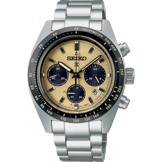 Seiko SBDL089 [PROSPEX SPEEDTIMER Solar Chronograph] ساعة رجالية، تُشحن من اليابان، كرونوغراف