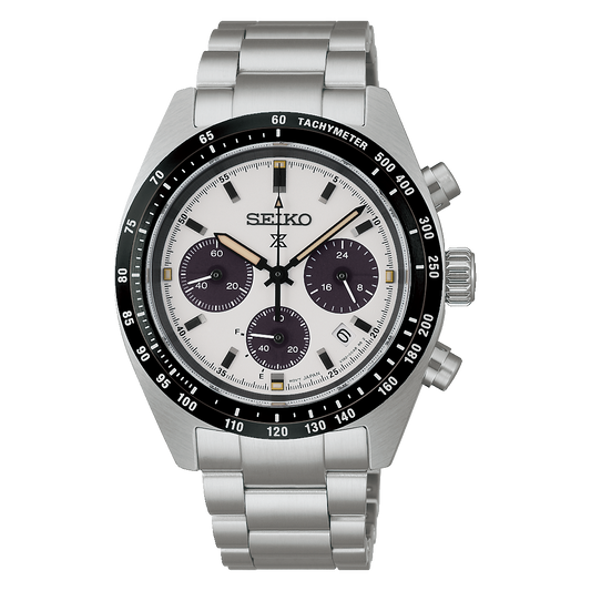 Seiko Prospex Speedtimer Silver Dial Solar Chronograph for men SSC961P