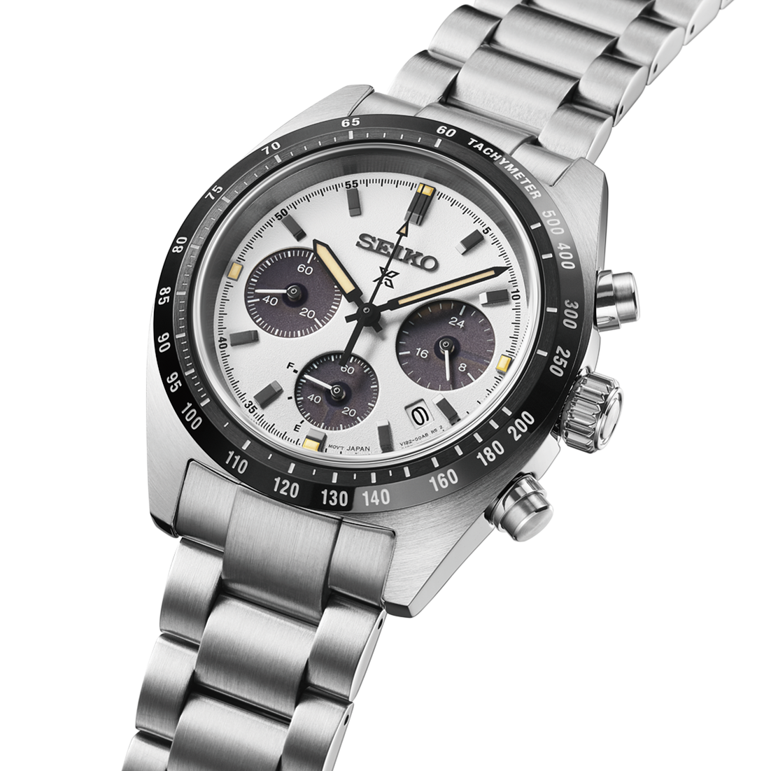 Seiko Prospex Speedtimer Silver Dial Solar Chronograph for men SSC961P