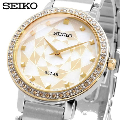 ساعة سيكو كونسبتوال سولار أنالوج للسيدات موديل SUP454P1