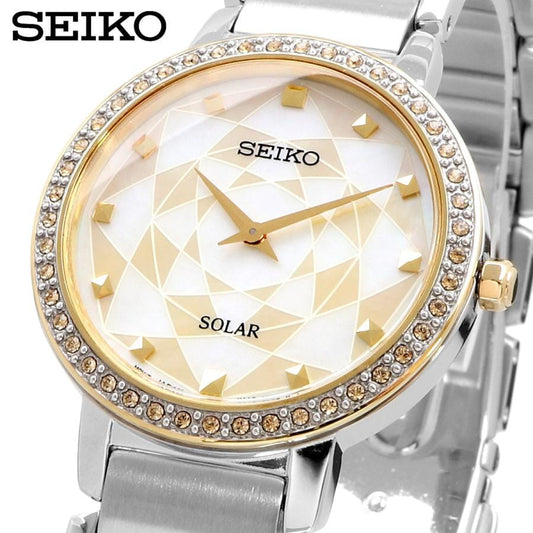 ساعة سيكو كونسبتوال سولار أنالوج للسيدات موديل SUP454P1