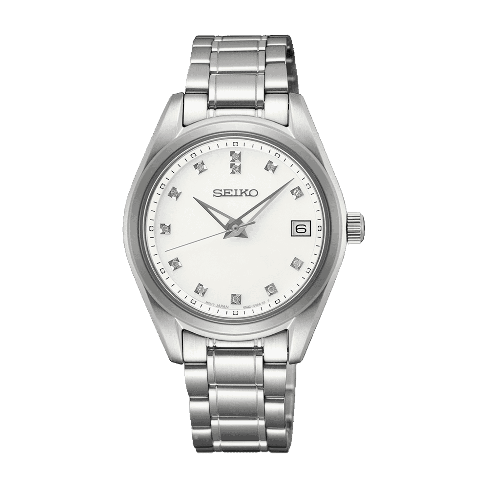 Seiko SUR579P1 Women's Analogue Quartz Watch with Stainless Steel Strap