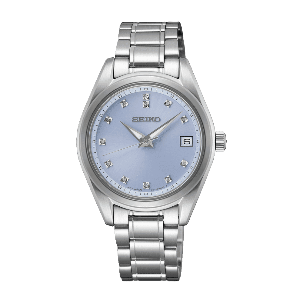 Seiko SUR581P1 Women's Analogue Quartz Watch with Stainless Steel Strap