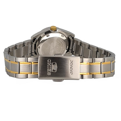 Seiko Women's Automatic Watch, Analog Display And Stainless Steel Strap Symk19J1